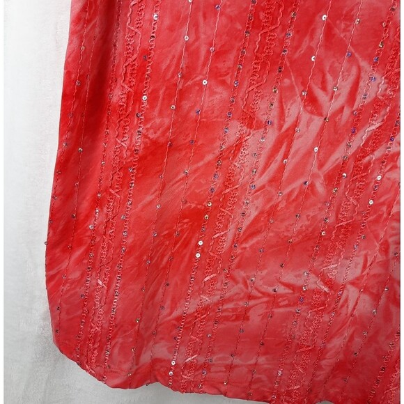 Agenda Orange Tie-dye Sparkly Top - Picture 5 of 8